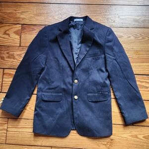 Boy's Navy Blazer with Gold Buttons